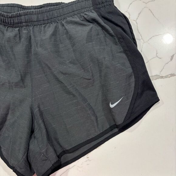 Nike Dri Fit | Girls Youth Running Shorts Lined Black Drawstring Track size L - Picture 4 of 13